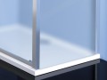 EASY LINE drzwi prysznicowe 1100mm, szkło brick