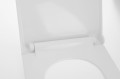 AVVA deska WC slim Soft Close, biała/chrom