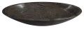 BLOK umywalka kamienna 60x11x35 cm, ciemny kamień, mat