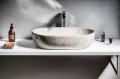 DALMA umywalka ceramiczna 59x14x42 cm, grigio
