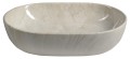 DALMA umywalka ceramiczna 59x14x42 cm, marfil