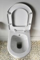 BRILLA WC wiszące z funkcją bidetu, Rimless, 36,5x53 cm, biały