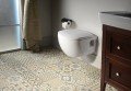 BRILLA WC wiszące z funkcją bidetu, Rimless, 36,5x53 cm, biały