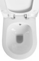 AVVA WC wiszące z funkcją bidetu, Rimless, 35,5x53 cm, biały