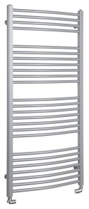 Aqualine ORBIT grzejnik łazienkowy 990x450mm 432 W srebro struktura - ILA94E