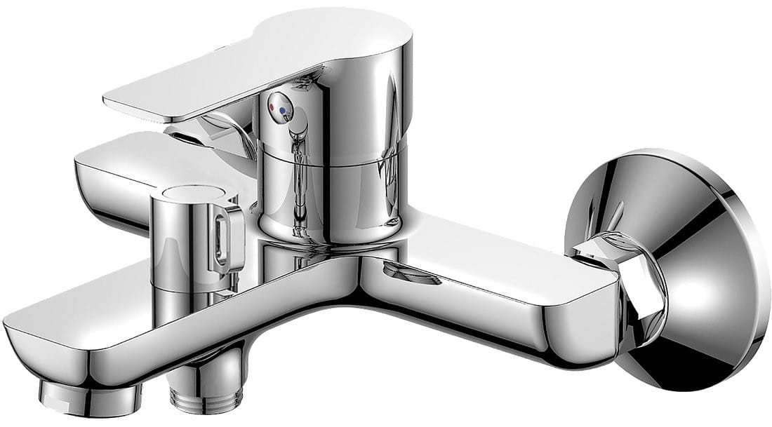 Bruckner BARON bateria wannowa ścienna chrom  - 612.010.1 