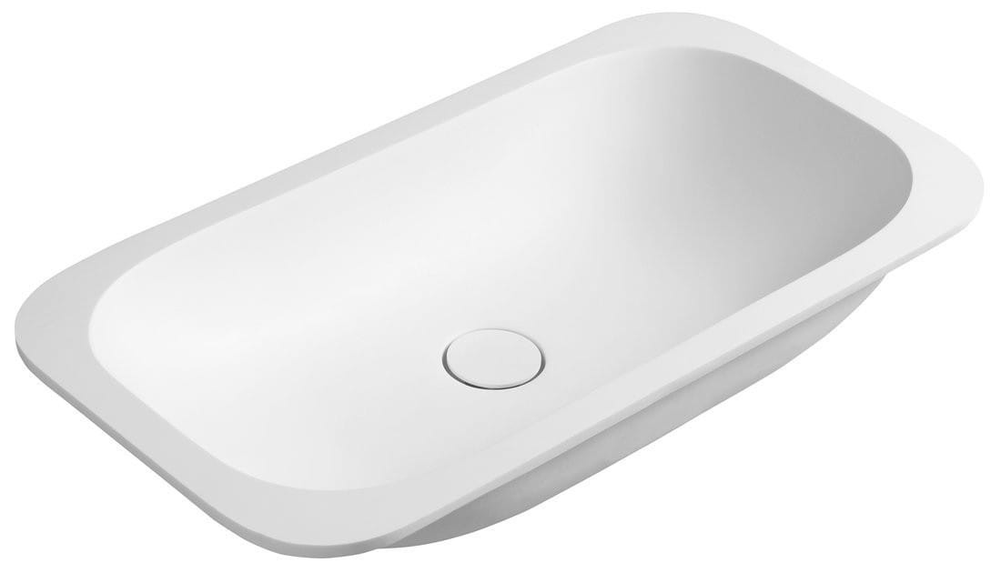 SAPHO IMPALA umywalka podblatowa 588x166x355mm - biały mat IM540