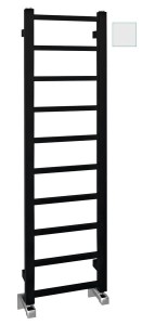 METRO LIGHT grzejnik łazienkowy 400x1140mm, srebrny