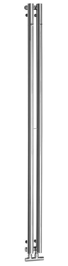 Sapho PILON grzejnik łazienkowy 122x1800 mm 2 wieszaki - chrom IZ123