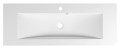 YUKON umywalka kompozytowa 120x45cm, biała