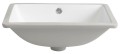 LOLA Umywalka ceramiczna 47x35 cm, wpuszczana