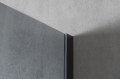 VARIO BLACK jednoczęściowa kabina przysznicowa Walk-In, montaż przy ścianie, szkło dymione, 1400 mm