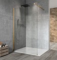 VARIO GOLD jednoczęściowa kabina przysznicowa Walk-In, montaż przy ścianie, szkło czyste, 1000 mm