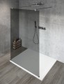 VARIO CHROME jednoczęściowa kabina przysznicowa Walk-In, szkło dymione, 800 mm
