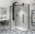 VOLCANO BLACK kabina prysznicowa 1600x900mm wariant L/P