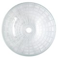 TOSEMI umywalka szklana, średnica 42 cm, przezroczysta