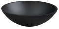 TELICA umywalka szklana, średnica 42 cm, czarna