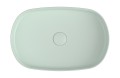 INFINITY OVAL umywalka ceramiczna nablatowa 55x36 cm, Mint