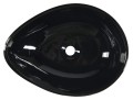 PRIORI  Umywalka ceramiczna nablatowa,51x38 cm, czarny