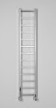 METRO LIGHT grzejnik łazienkowy 300x1500mm, chrom