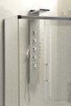 SOUL 200 panel prysznicowy 210x1500mm z baterią termostatyczną, aluminium