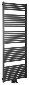 Aqualine TONDI grzejnik łazienkowy 600x1690 mm podłączenie centralne - czarny mat DT496T