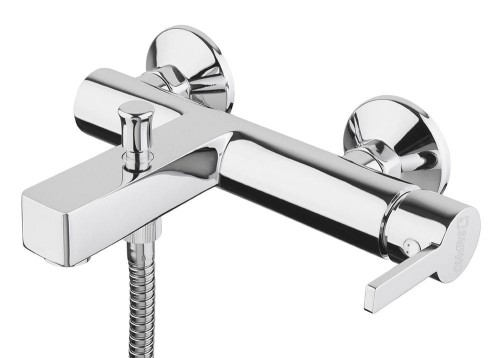 ESPADA bateria wannowa ścienna, chrom