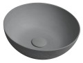 FORMIGO umywalka betonowa, średnica 39 cm, szara