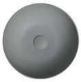 FORMIGO umywalka betonowa, średnica 39 cm, szara