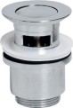 Korek umywalkowy 5/4“, klik- klak, mały grzybek, wys. 30-45 mm, chrom