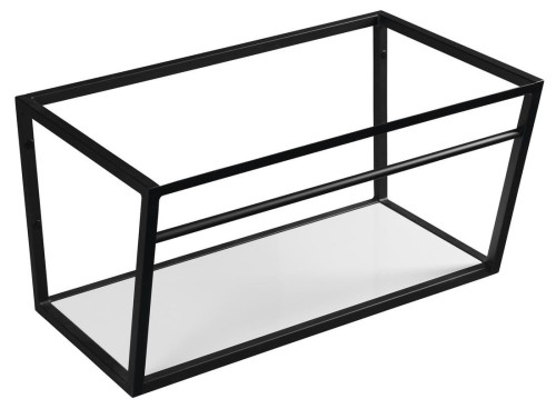 SKA konsola pod umywalkę z półką 750x400x460mm, czarny mat