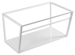 SKA konsola pod umywalkę z półką 750x400x460mm, biały mat