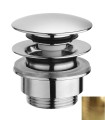 Korek umywalkowy 5/4“, cichy klik-klak, duży grzybek, wys. 5-55 mm, brąz