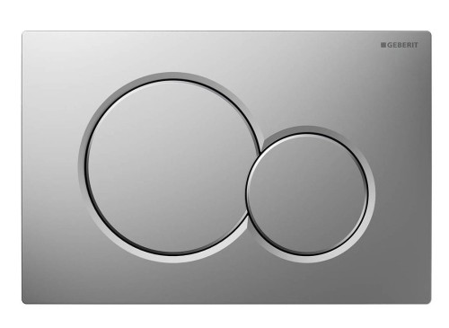 GEBERIT SIGMA01 przycisk spłuczki Easy to clean, 2 funkcyjny, chrom mat
