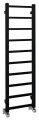 METRO LIGHT grzejnik łazienkowy 300x1500mm, czarny mat