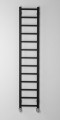 METRO LIGHT grzejnik łazienkowy 300x1500mm, czarny mat