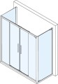 LUCIS LINE kabina prysznicowa trójścienna 1600x700x700mm