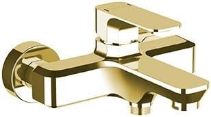 SPY bateria wannowa ścienna, złoto