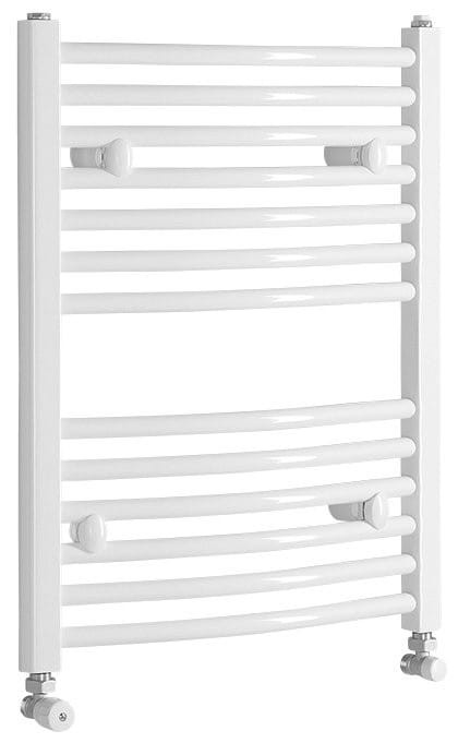 Aqualine ORBIT grzejnik łazienkowy 500x650 mm 319 W - biały ILO65E