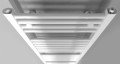 DIRECT Grzejnik łazienkowy, podłączenie śodkowe, 450x1322 mm, 539 W, biały