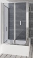 DEEP drzwi prysznicowe składane 1000x1650mm, szkło czyste