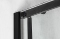 ALTIS LINE BLACK prostokątna kabina prysznicowa 1400x800 mm, wariant L/P