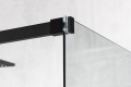 ALTIS LINE BLACK prostokątna kabina prysznicowa 1400x800 mm, wariant L/P