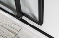 ALTIS LINE BLACK prostokątna kabina prysznicowa 1400x1000 mm, wariant L/P