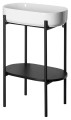 PUNO konsola pod umywalkę 550x780x360, czarny mat