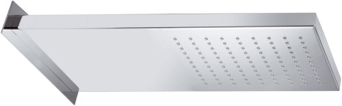 Deszczownia ścienna , 500x200x30mm, stal nierdzewna polerowana