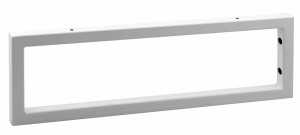 Wspornik 490x150x20mm, stal malowana, biały mat