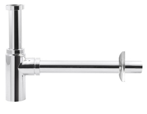Syfon umywalkowy 5/4´´, odpływ 32 mm, okrągły, chrom