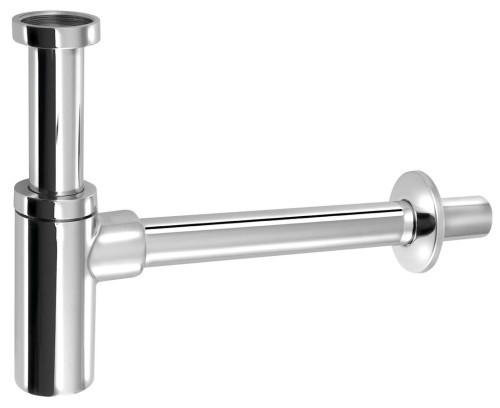 Syfon umywalkowy 5/4´´, odpływ 32 mm, okrągły, chrom