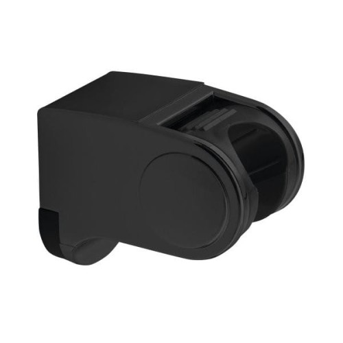 Uchwyt prysznica, ruchomy, czarny